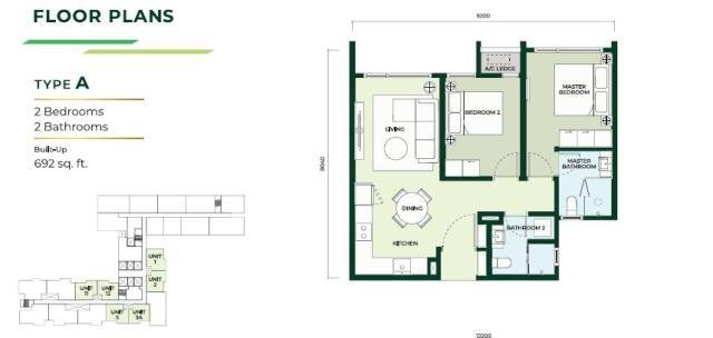 Edelweiss Type A floor plan