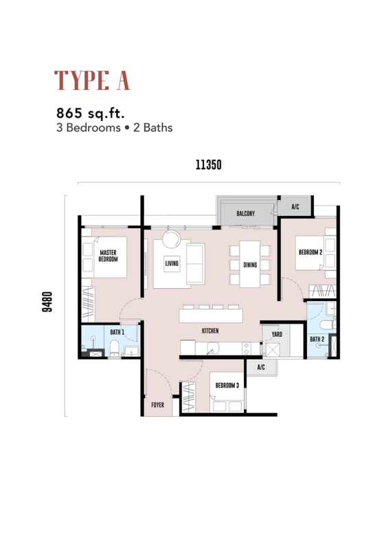 Edgewood Type A floor plan