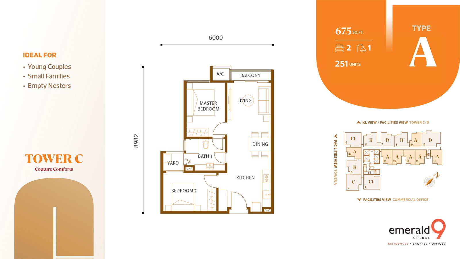 Emerald 9 Type A floor plan