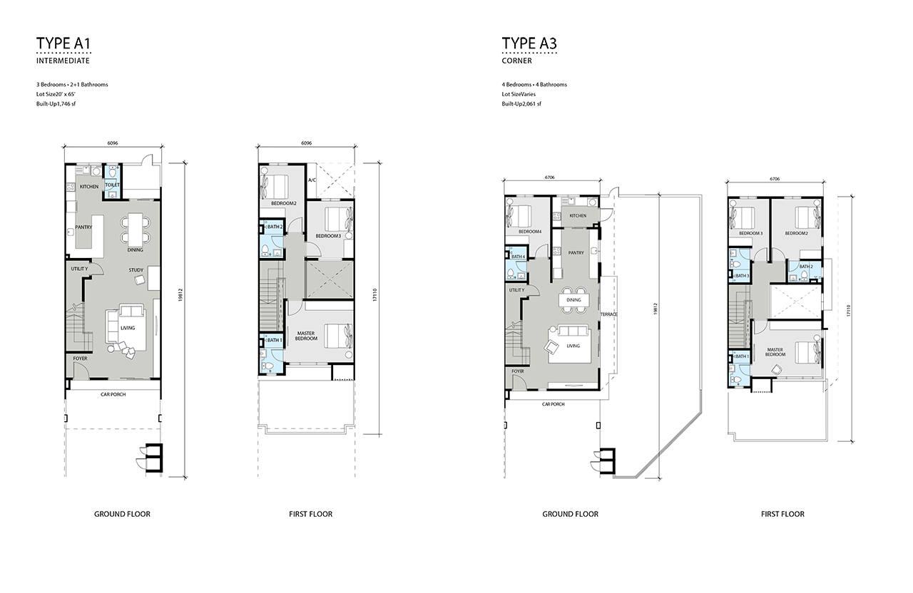 Enso Woods Type A floor plan
