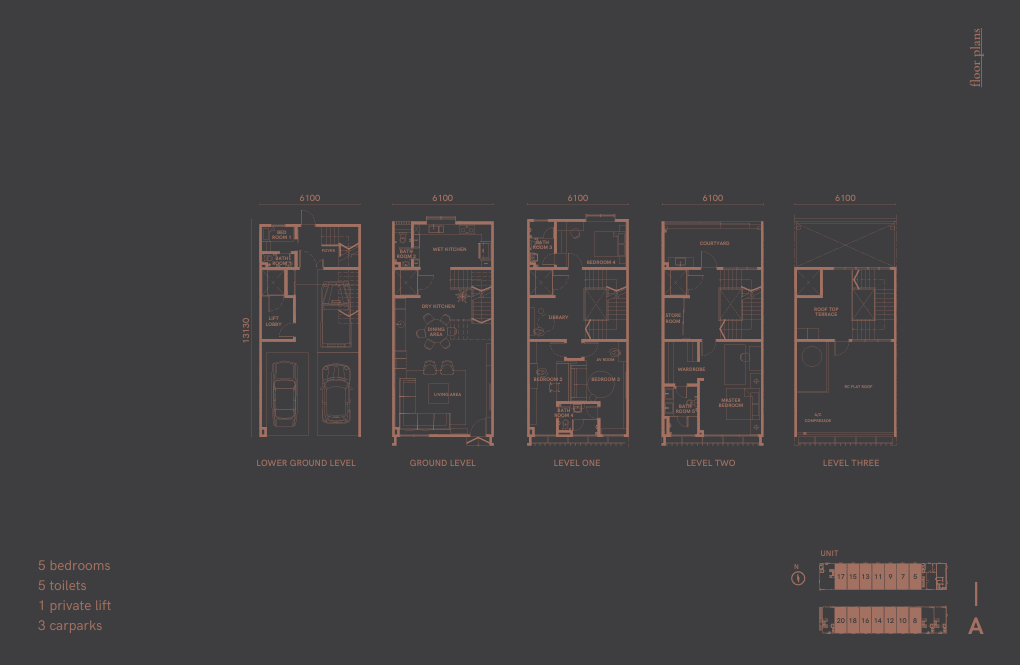 Enso Type A floor plan
