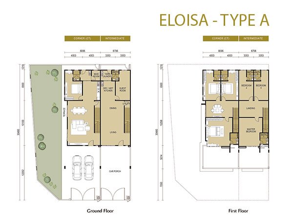 Impiana Damai 2A Type A floor plan