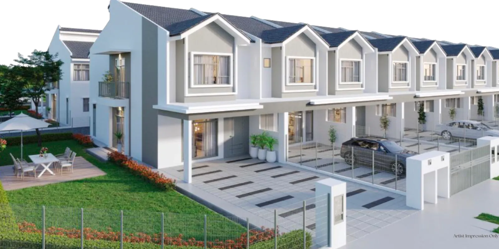 Pandangan projek Jasmine 3 di Meridin East @ Pasir Gudang, Plentong, Johor Bahru, Johor