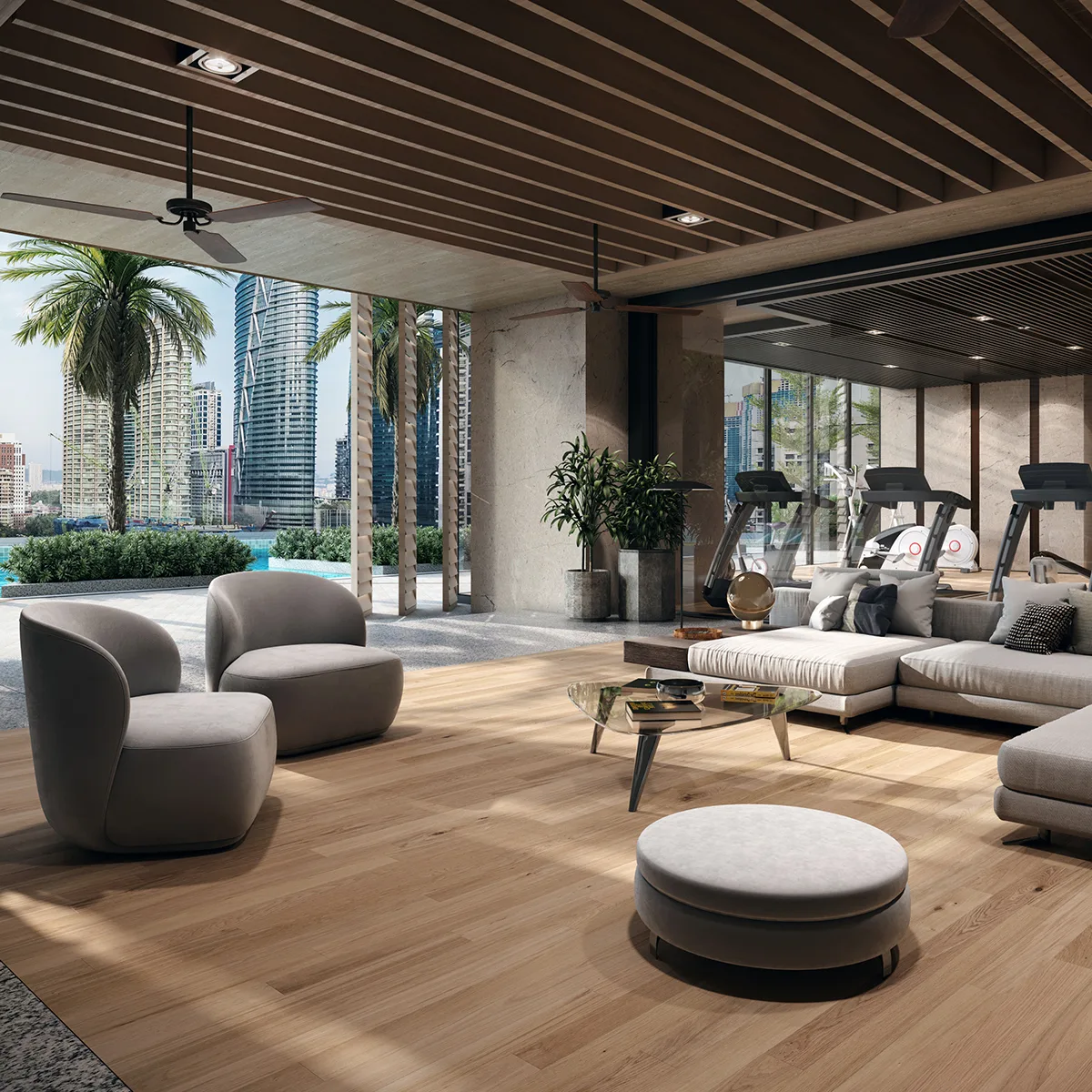 Modern luxury bathroom with premium fittings at Jewel by Oxley KLCC