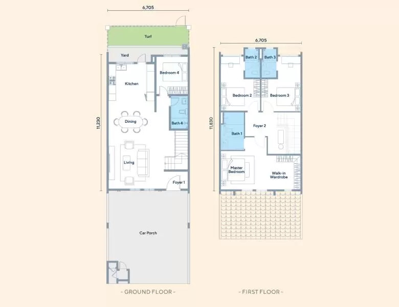 Kensington Type A floor plan