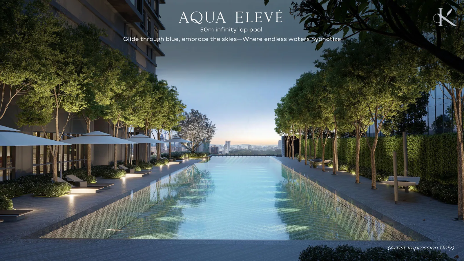 Khaya Residence Pool Artist Impression from verified project brochure