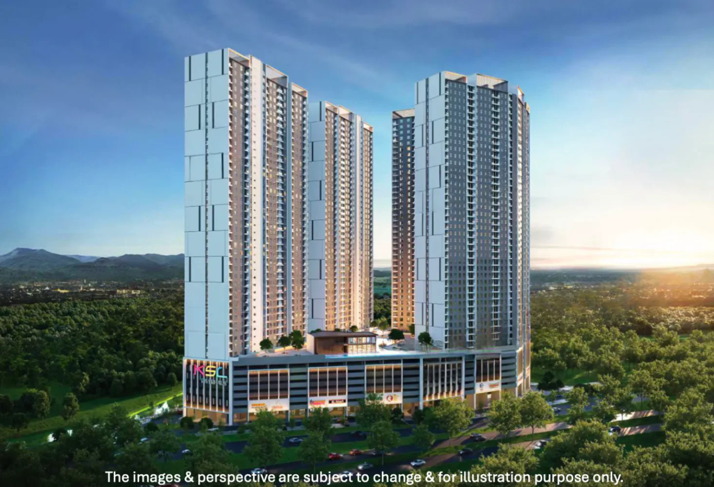 KSL Riverhaus serviced residence project view in Pulai, Iskandar Puteri, Johor Bahru, Johor