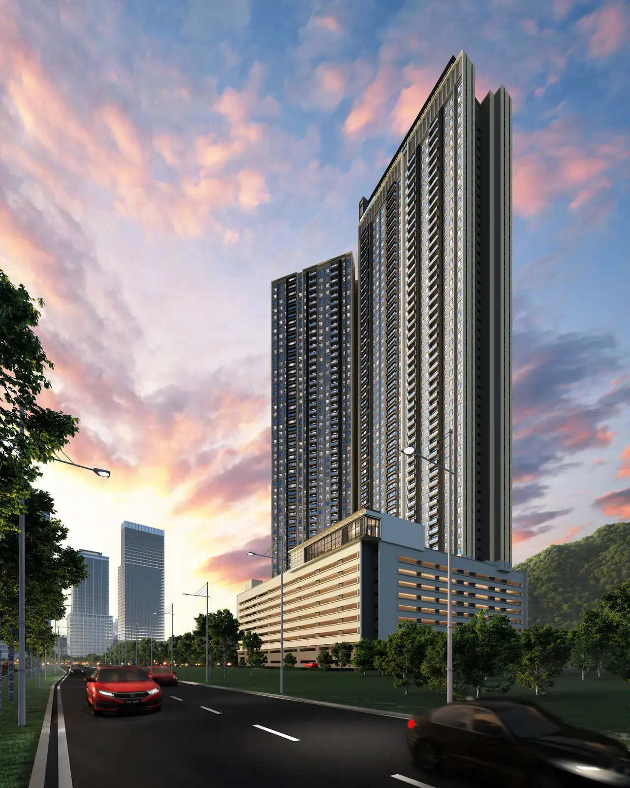 The Lighthauz @ The Light City condominium project in Gelugor, Penang