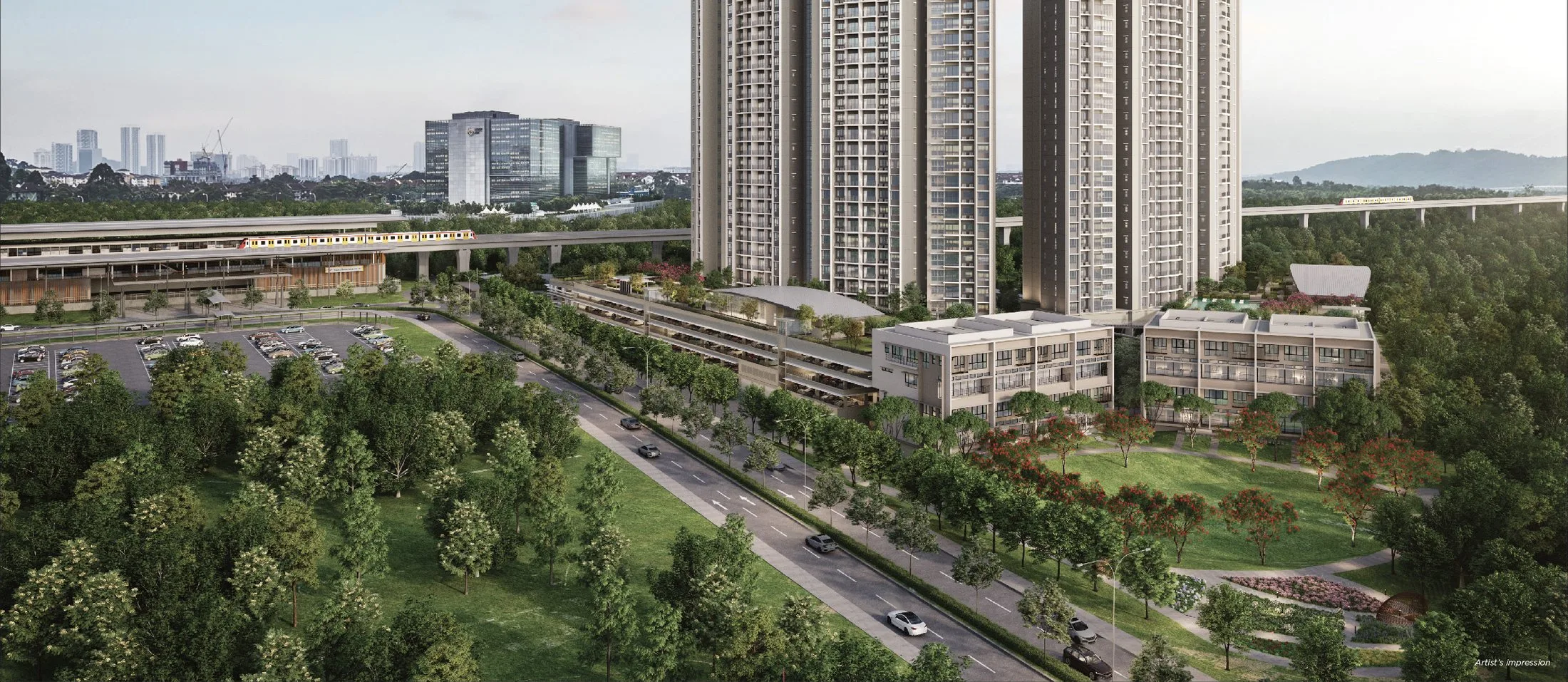 Linari serviced residence project in Kwasa Damansara, Selangor