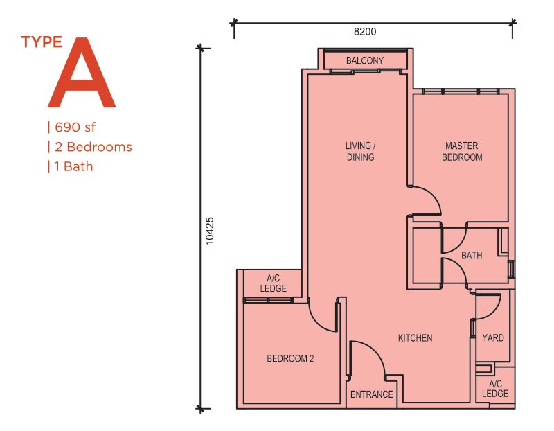 Livista Type A floor plan