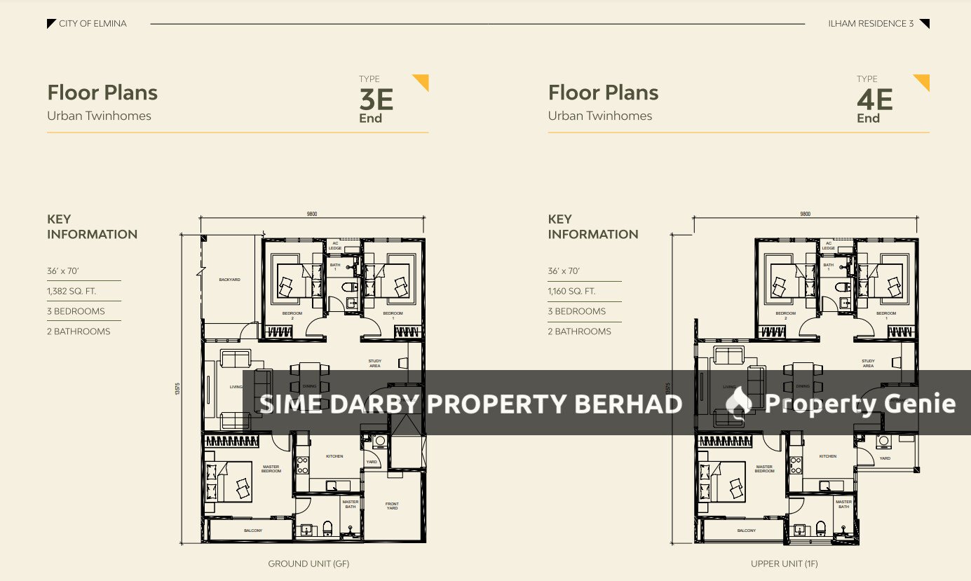 llham Residence 3 Type A floor plan