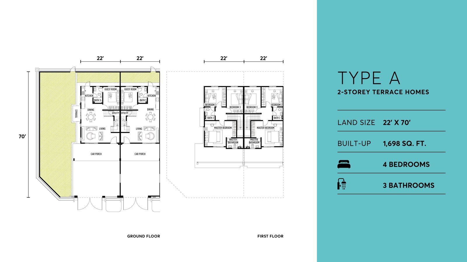 Magnolia Type A floor plan