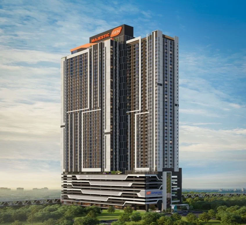 Pandangan projek Majestic Gen Sphere di Tanjung Puteri, JB City Centre, Johor