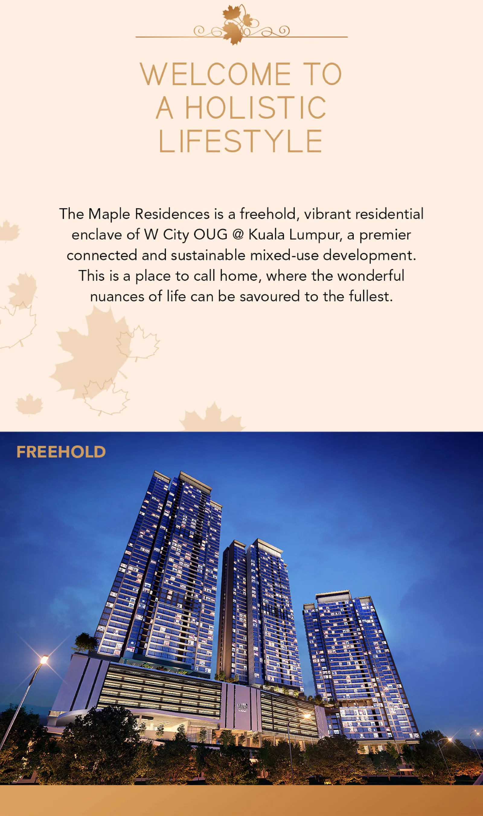 Maple Residence Brochure Artist Impression 1 from verified project brochure