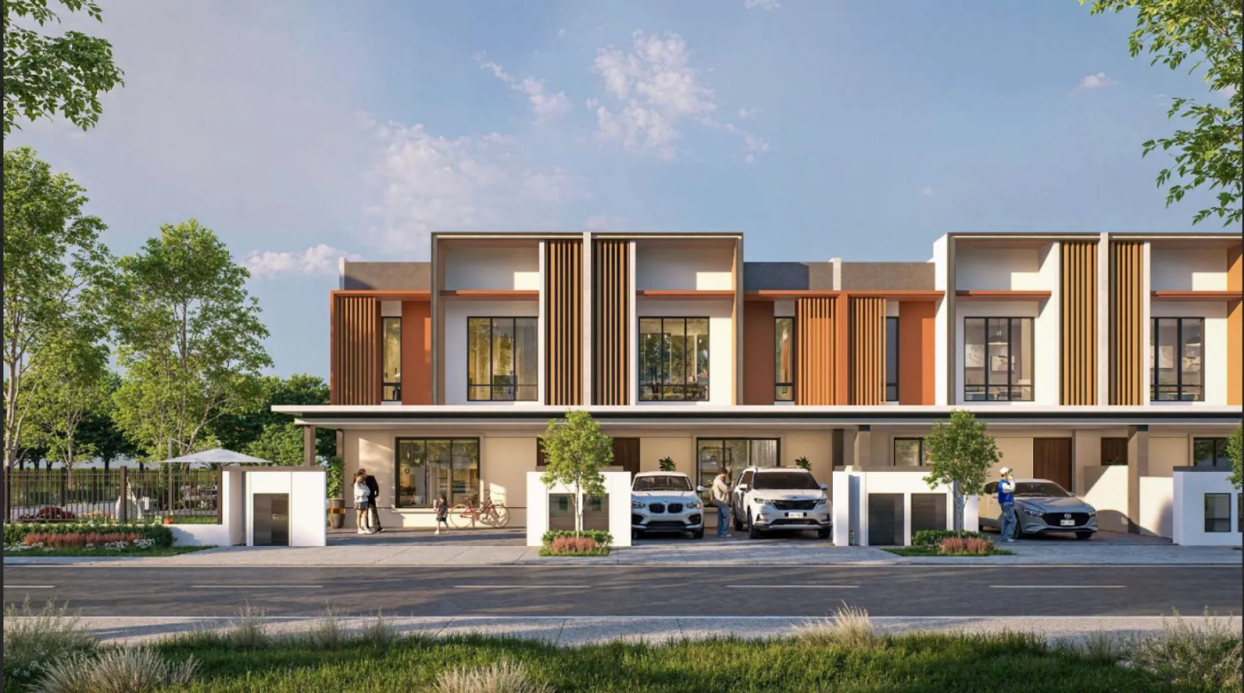 Meadow Heights landed project view in Bandar Tiram, Johor