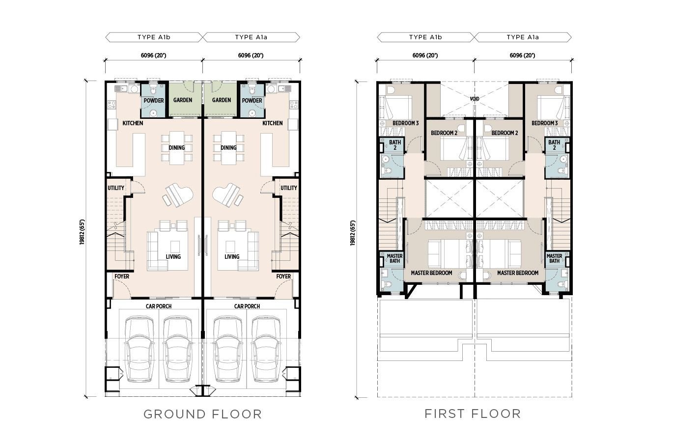 Mori Pines Type A floor plan