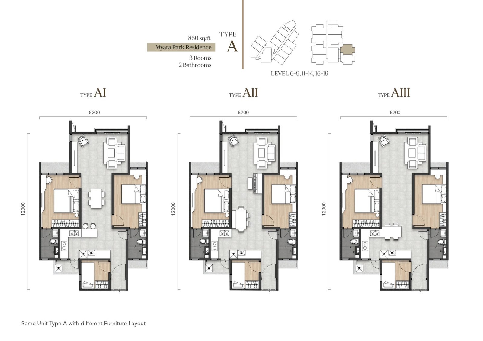 Myara Park Type A floor plan