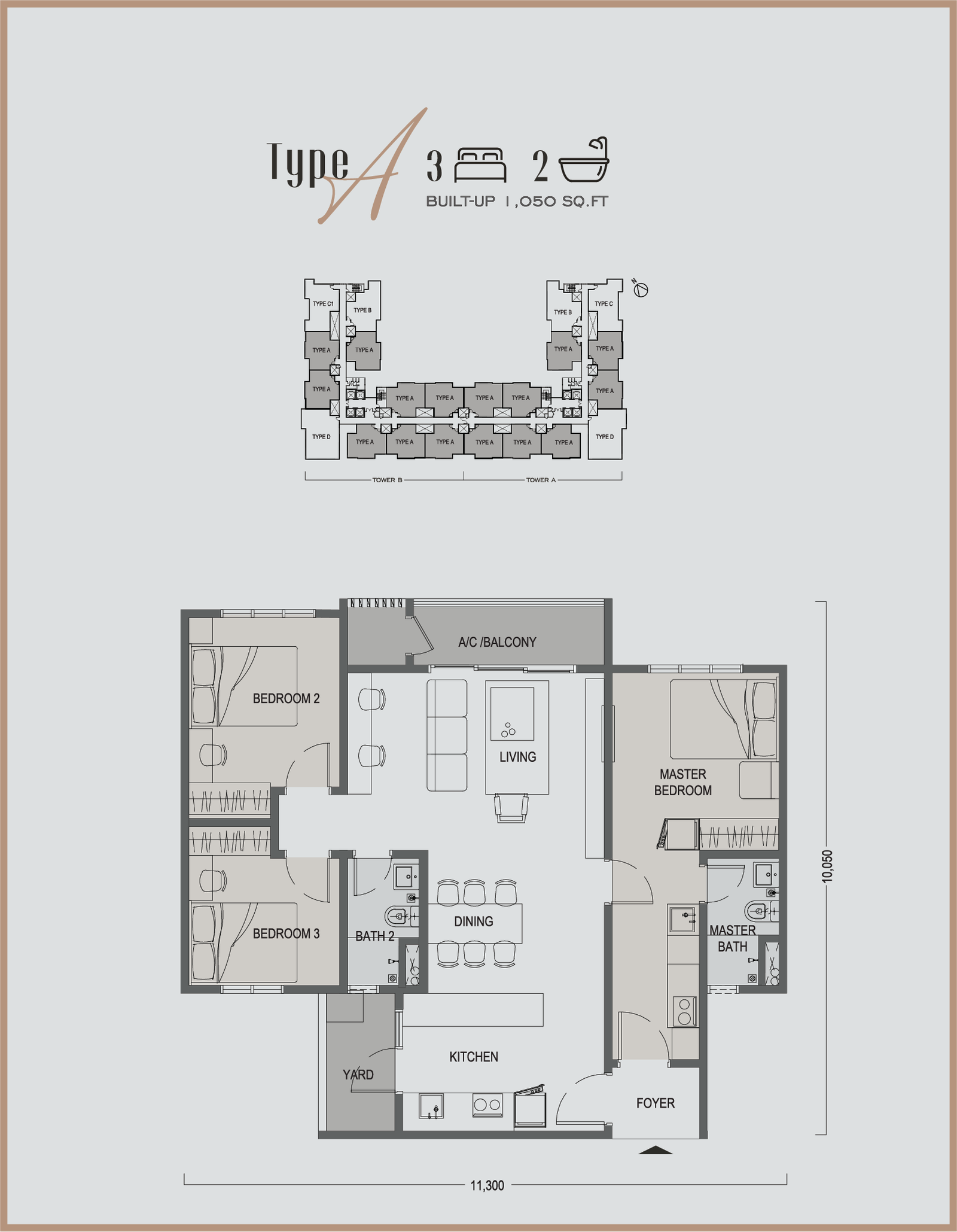 Nestree Type A floor plan