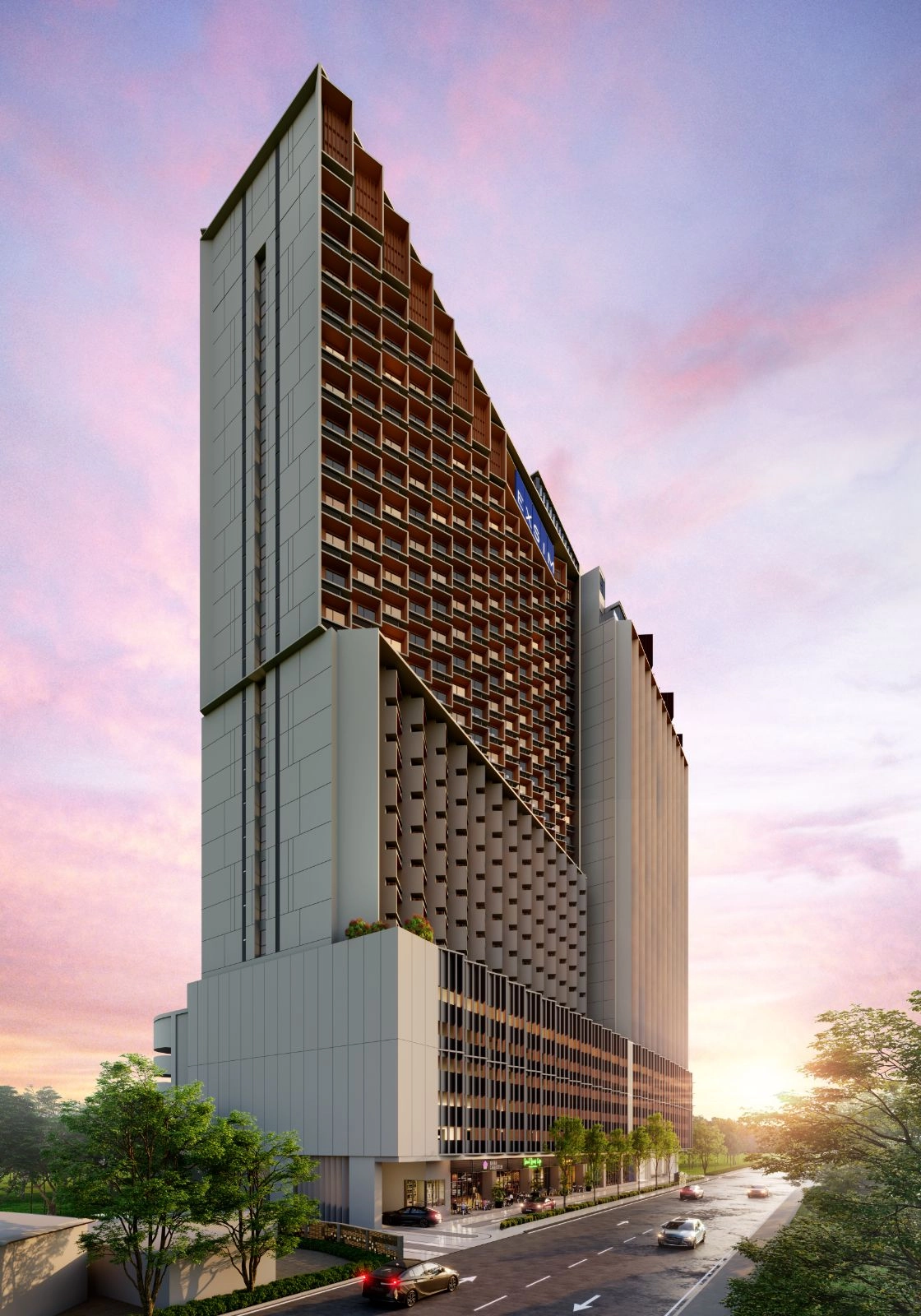 Noordinz Suites serviced residence project in George Town, Penang