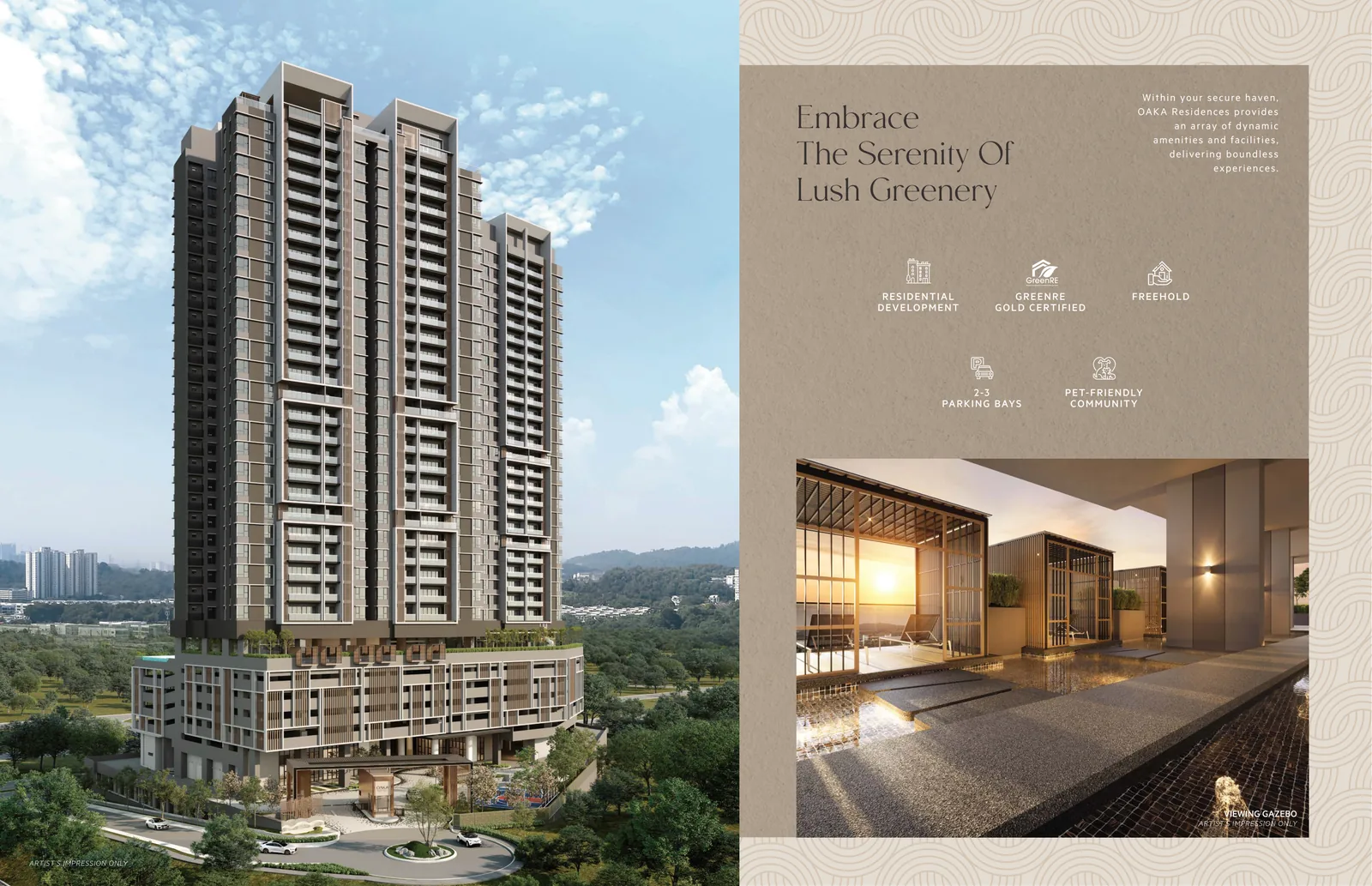 Oaka Residences Brochure Artist Impression 2 from verified project brochure