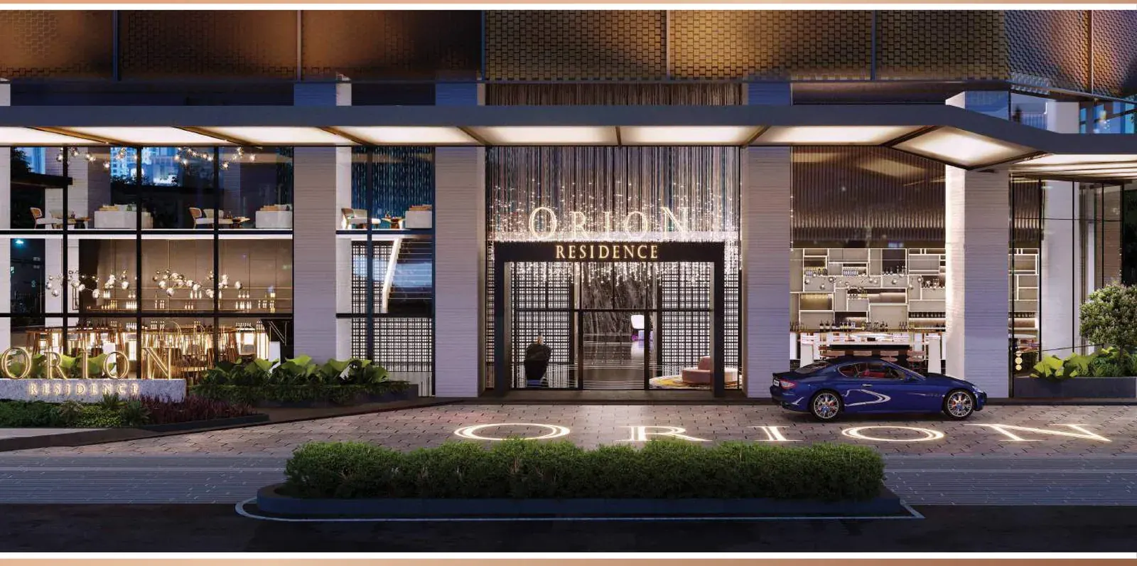 Orion Residence Facade Artist Impression in Bukit Bintang, Kuala Lumpur