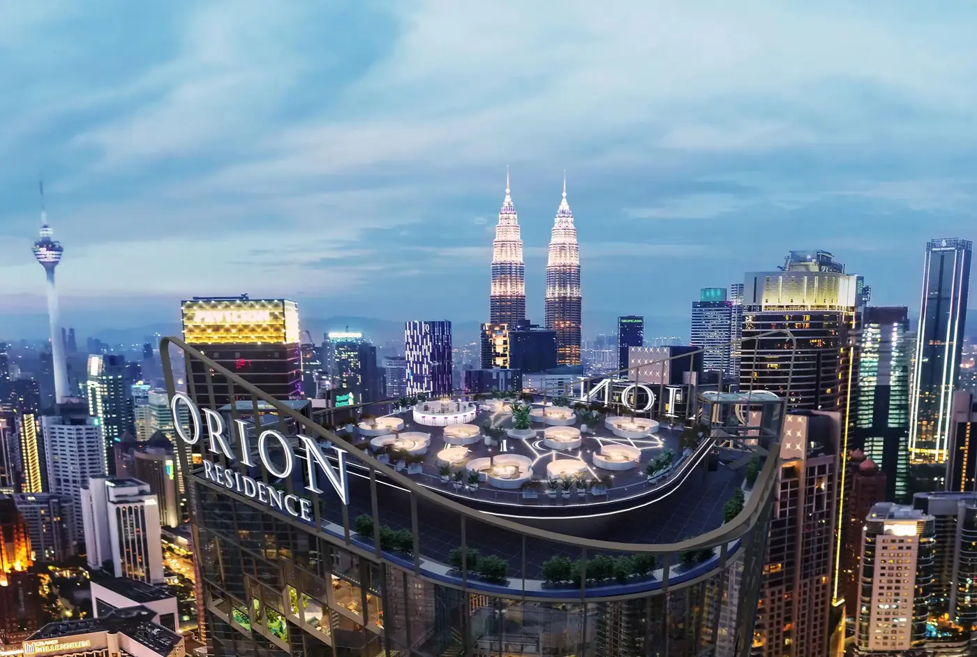 Orion Residence @ Bukit Bintang Rooftop Facilities — Lewis Chong verified source photo