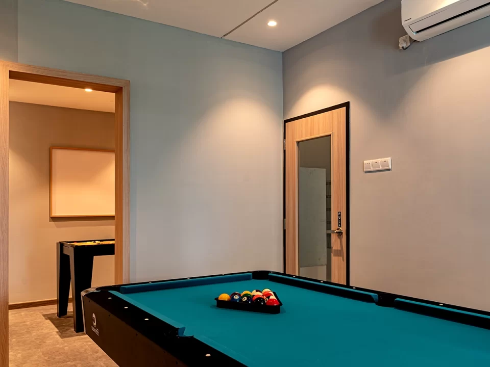 Pandan Heights / Residensi Pandan 3 Games room with pool table at Pandan Heights clubhouse in Pandan City, Johor Bahru, Johor
