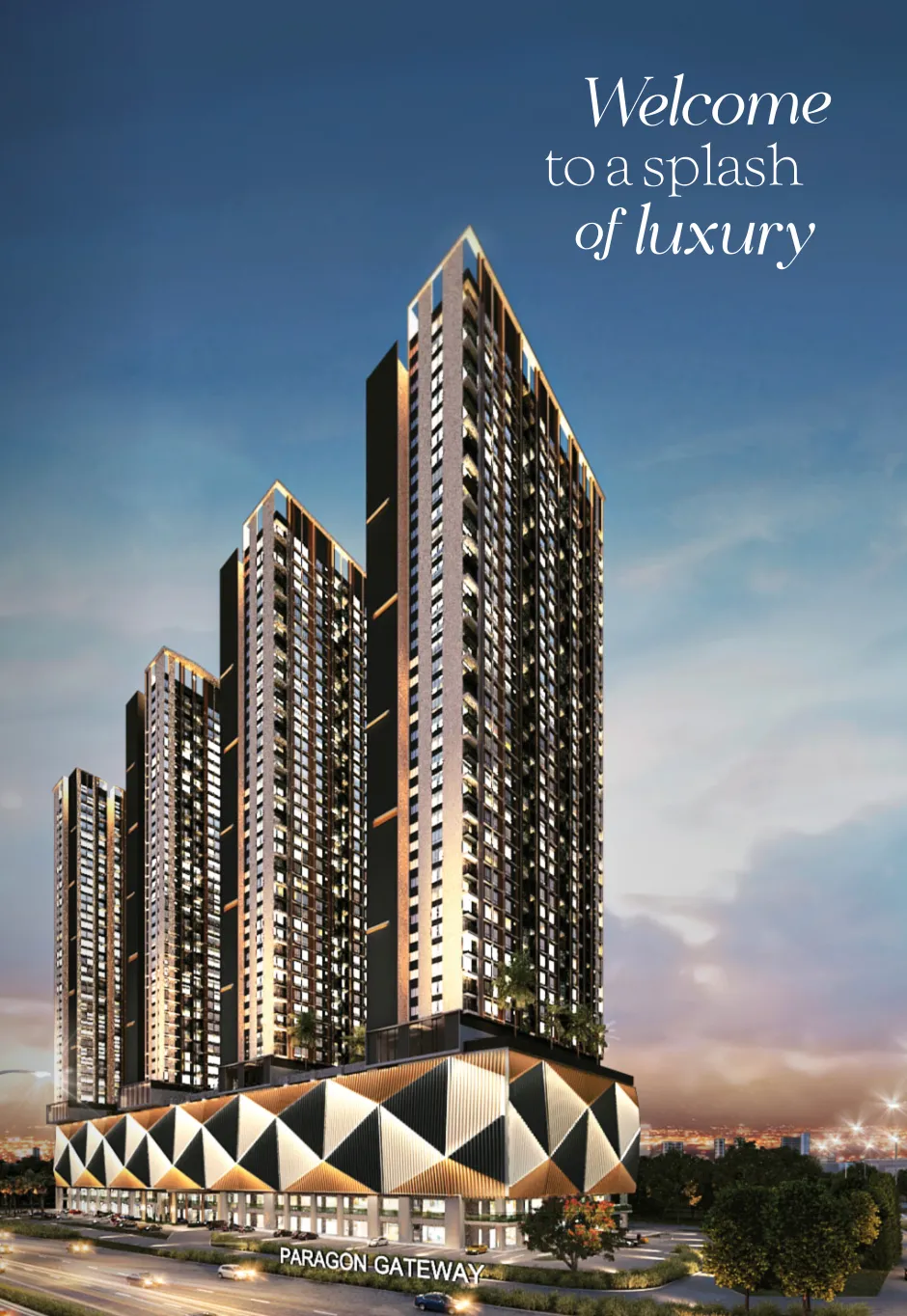 Paragon Gateway serviced residence project in Taman Suria, Johor Bahru, Johor