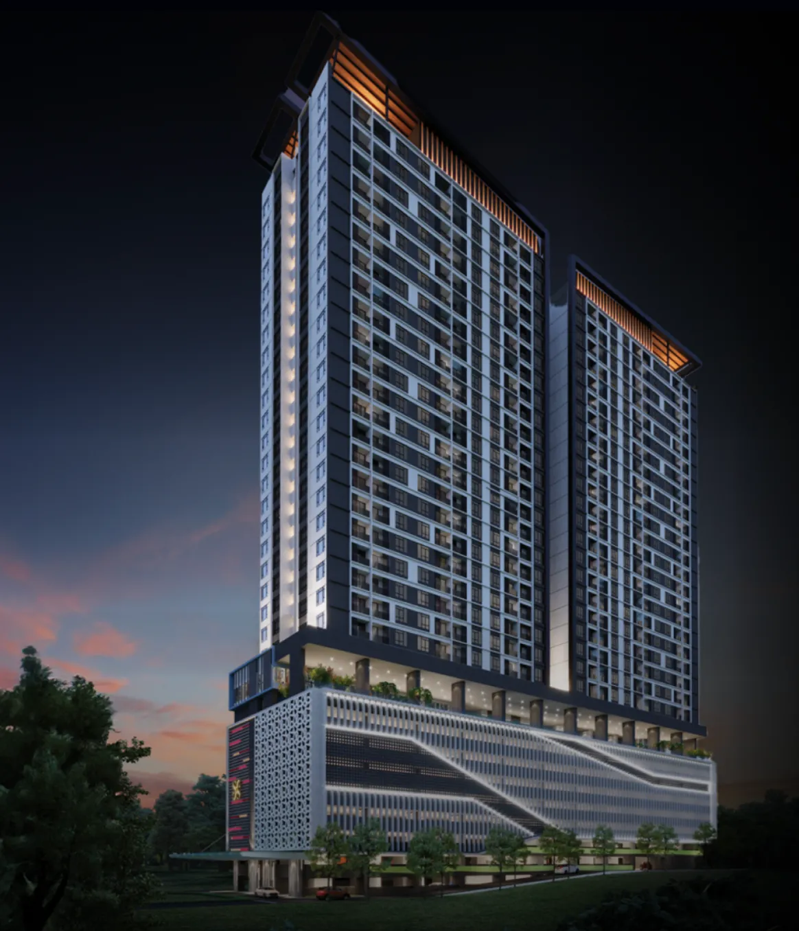 Paragon Signature Suites serviced residence project in Jalan Abdul Samad, Johor Bahru City Centre, Johor