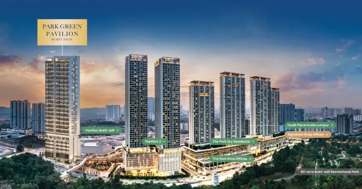 Park Green項目實景圖，位於Bukit Jalil, Kuala Lumpur