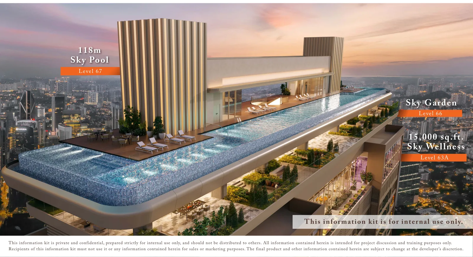 Pavilion Square Kuala Lumpur Pool Artist Impression from verified project brochure