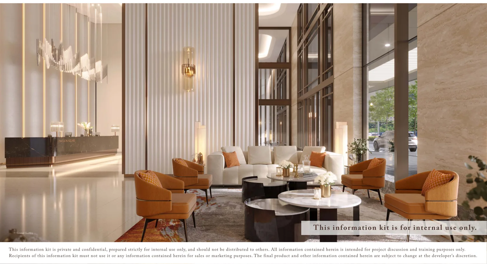 Pavilion Square Kuala Lumpur Lobby Artist Impression from verified project brochure