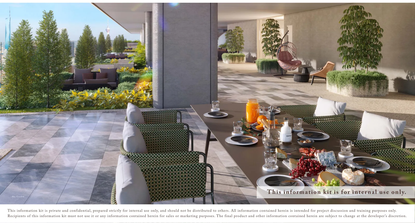 Pavilion Square Kuala Lumpur Garden Artist Impression from verified project brochure