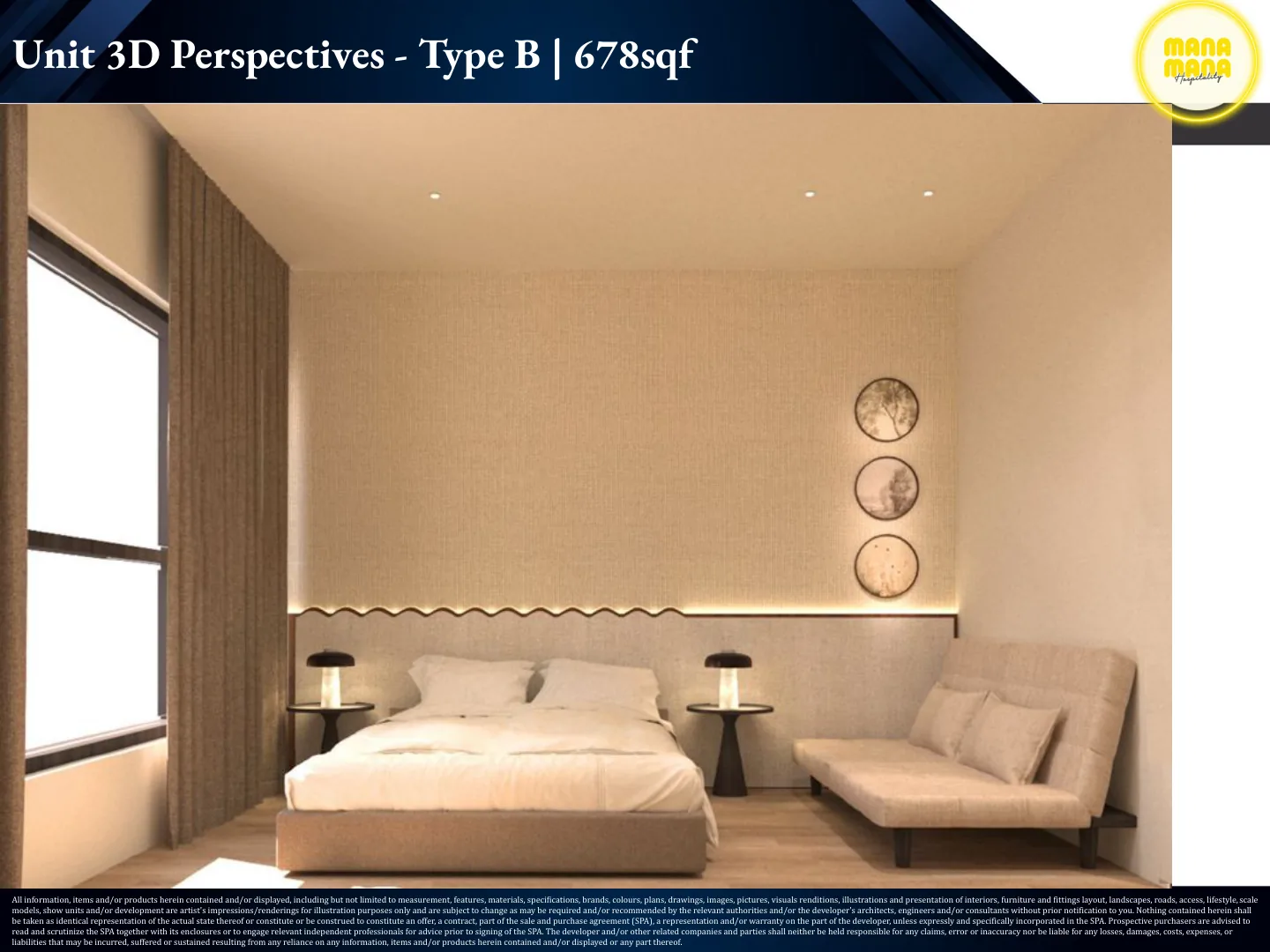 Phoeniz Suites Type B Floor Plan in KLCC, Kuala Lumpur