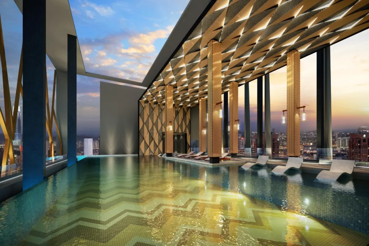 Phoeniz Suites项目实景图，位于KLCC, Kuala Lumpur