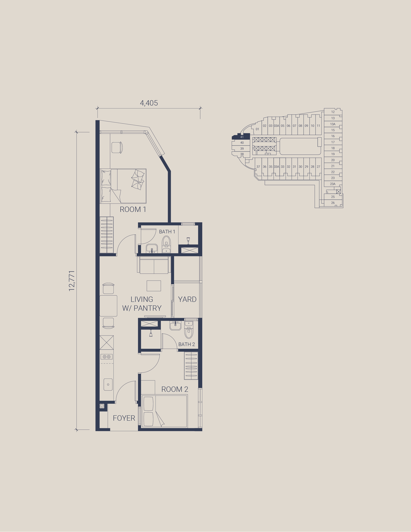 Pinnacle subang jaya Type A floor plan