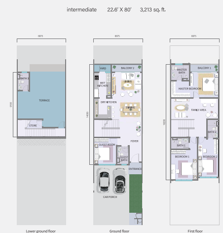 Ridge View Link Villa Type A floor plan