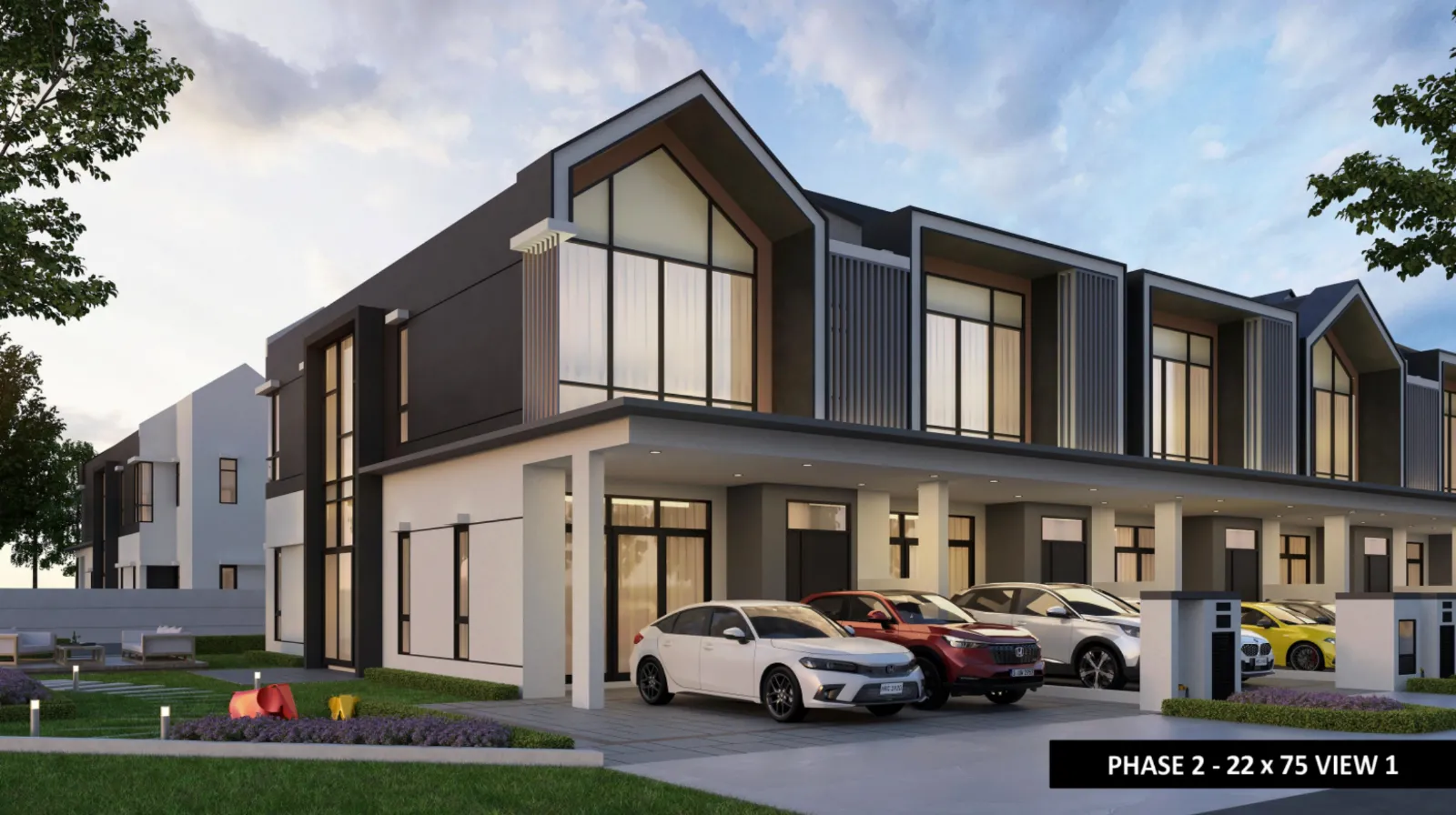 Sanubari Phase 2 @ Bandar Dato' Onn Sanubari Phase 2 Type C 22'x75' corner terrace home with wraparound Japandi facade