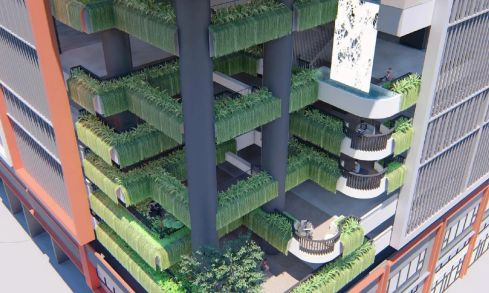 Sena Residences facility level with lounge and recreational area for residents in Seksyen 14, Shah Alam, Selangor