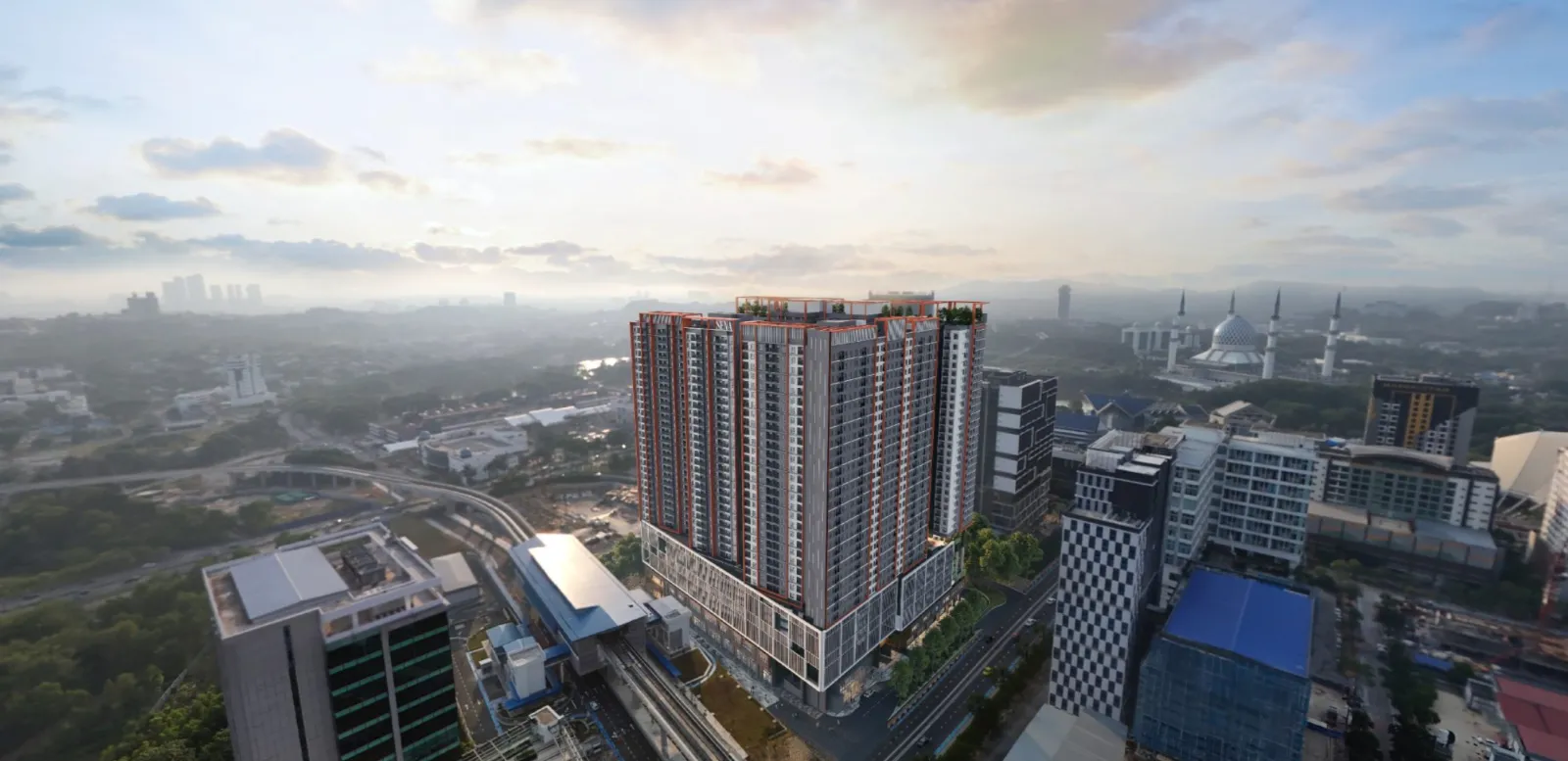 Sena Residences serviced residence project view in Seksyen 14, Shah Alam, Selangor