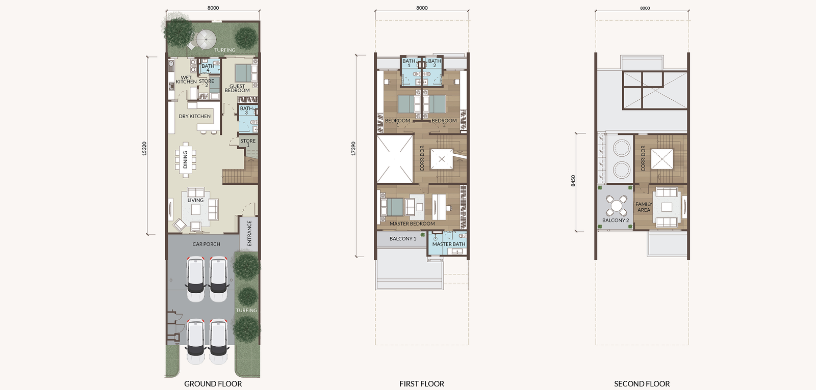 Senja Type A floor plan