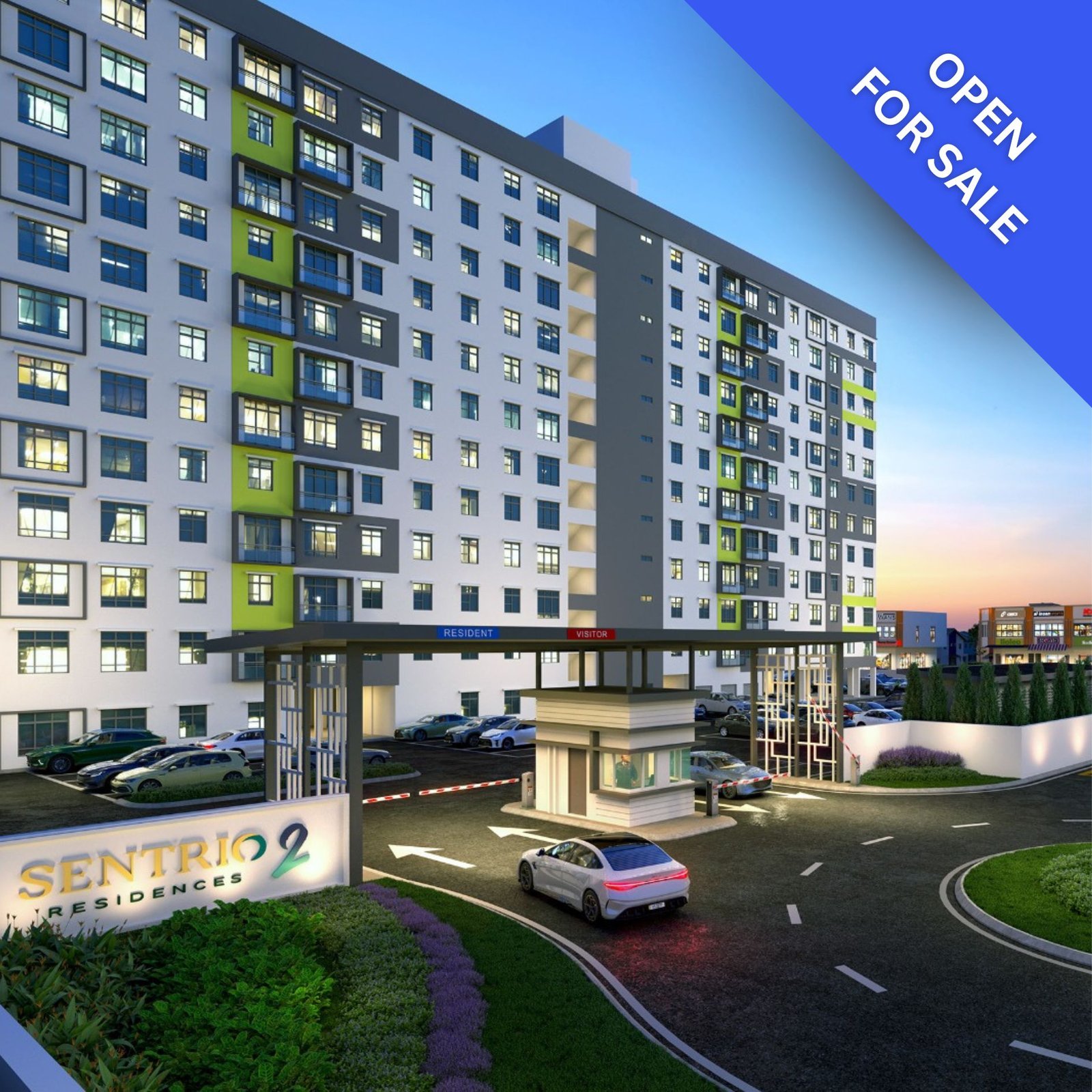 Sentrio Residences 2 condominium project in Senai, Kulai, Johor