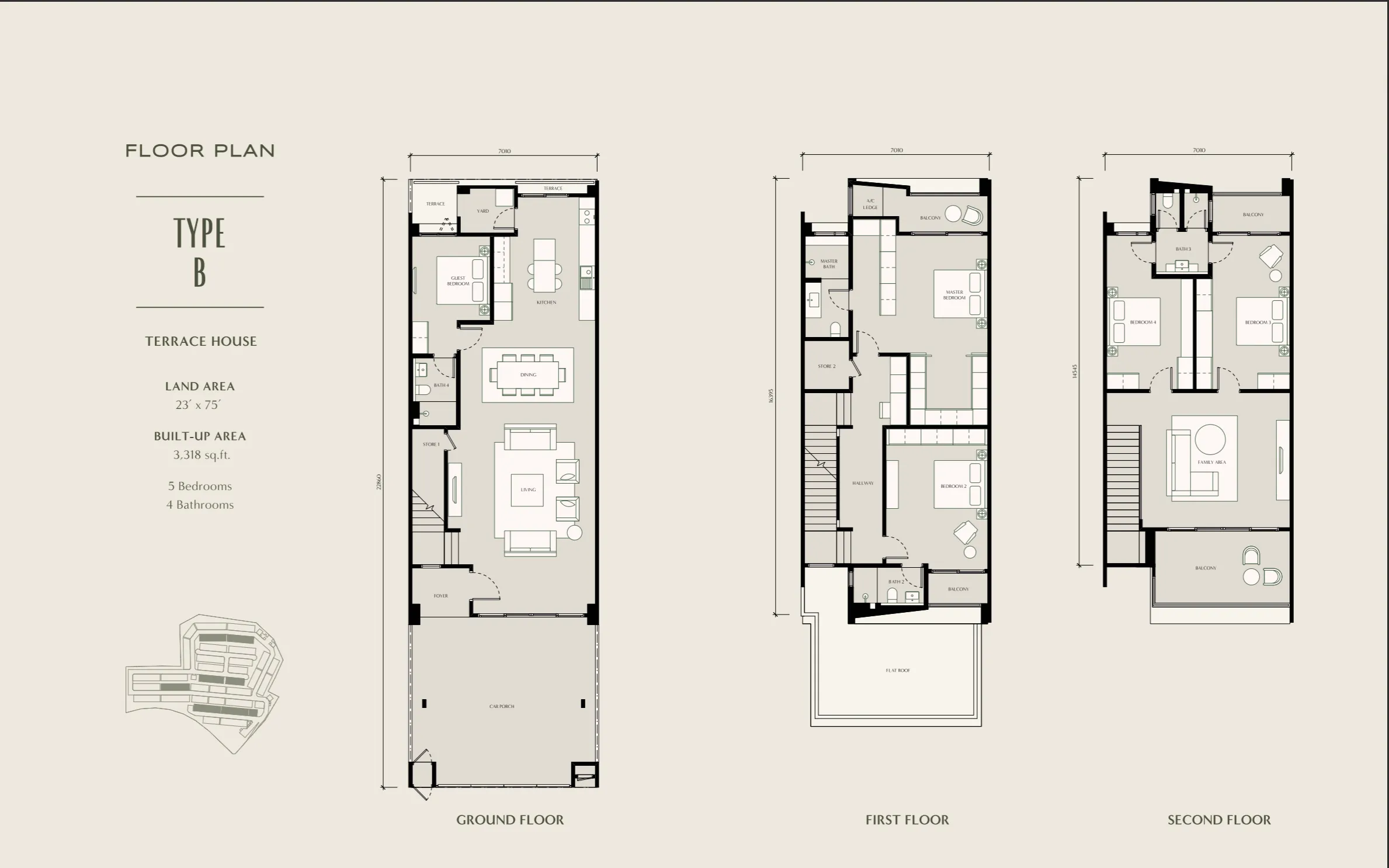 Seri Embun floor plan option 3 in Elmina