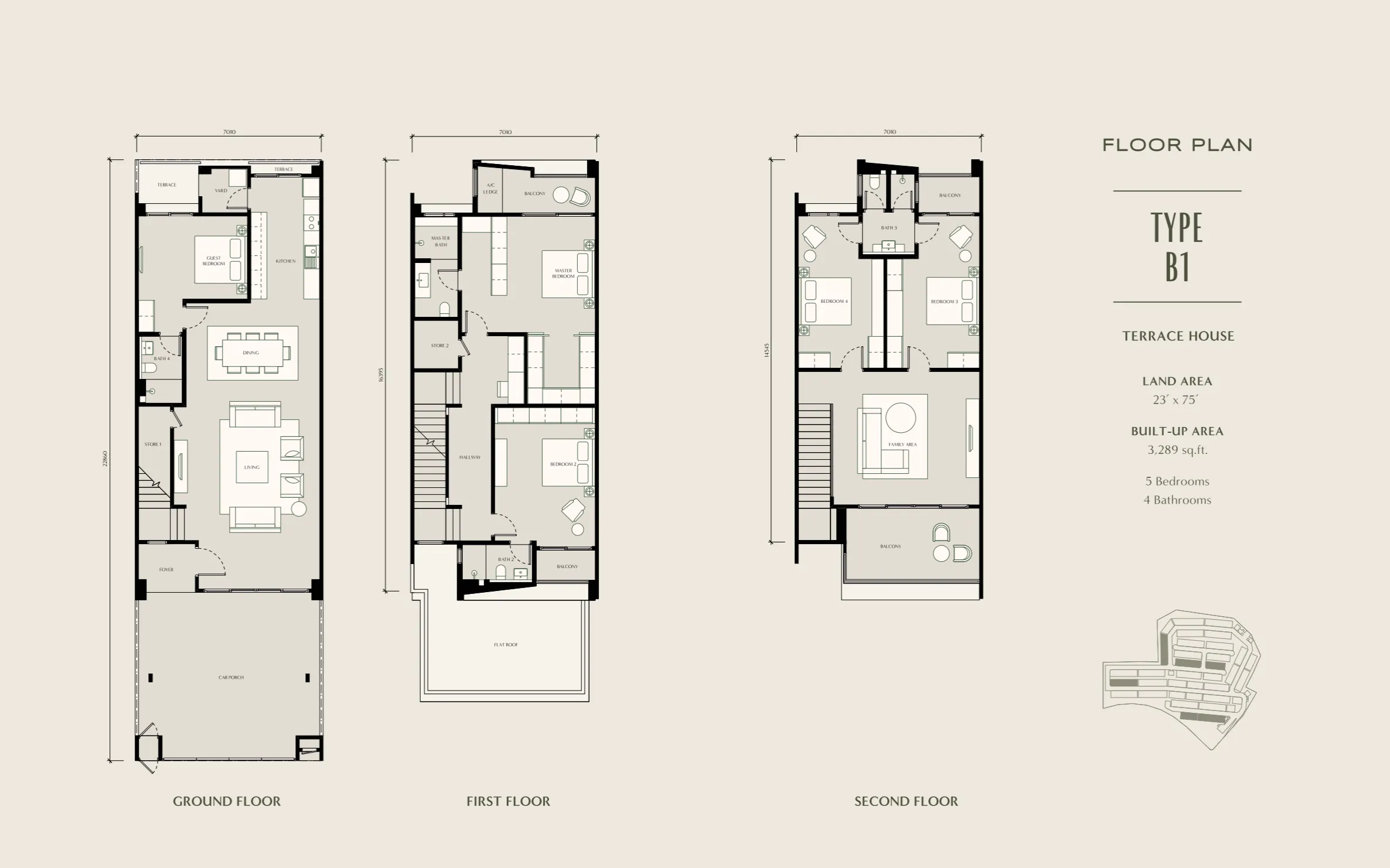Seri Embun floor plan option 4 in Elmina