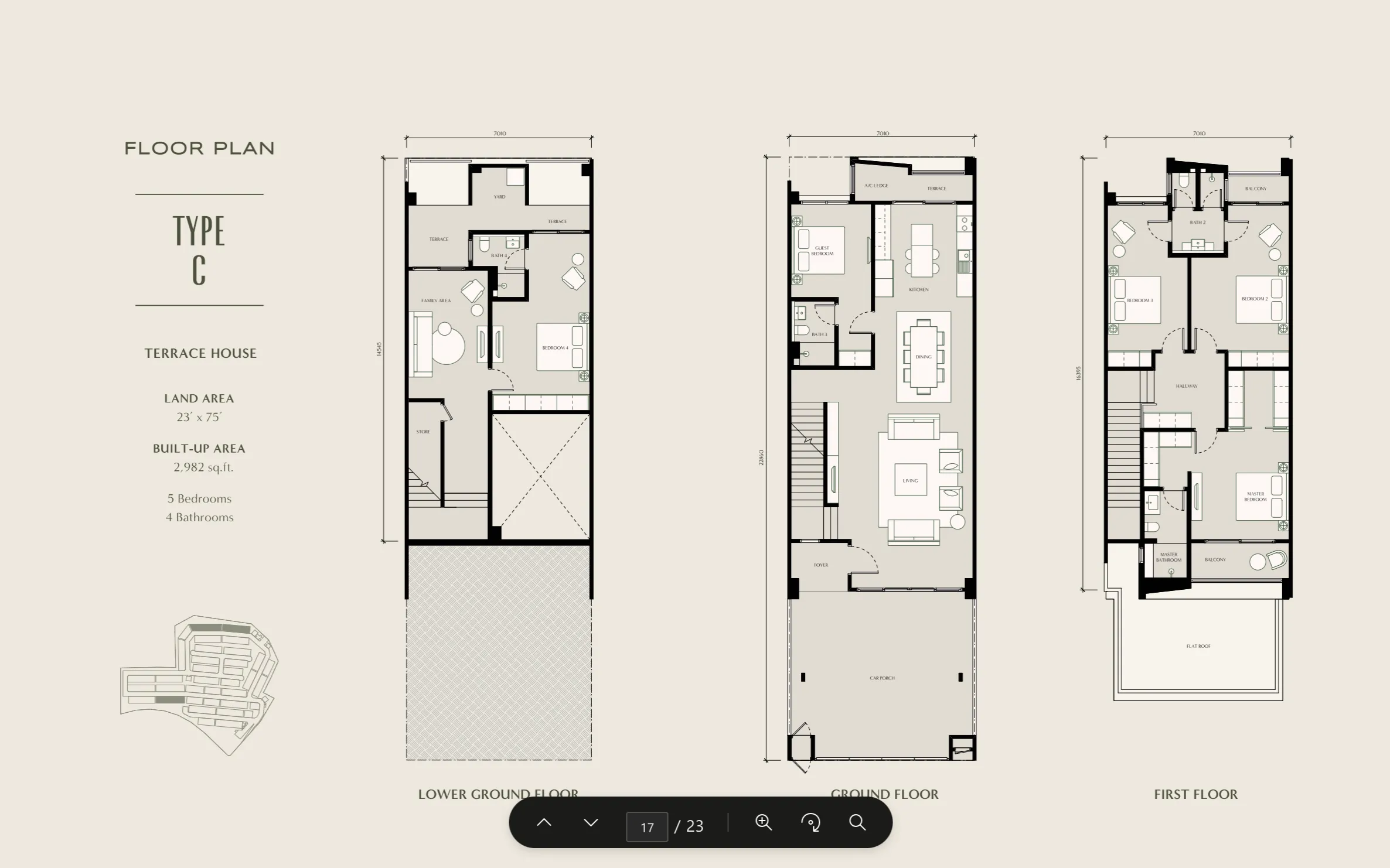 Seri Embun floor plan option 5 in Elmina