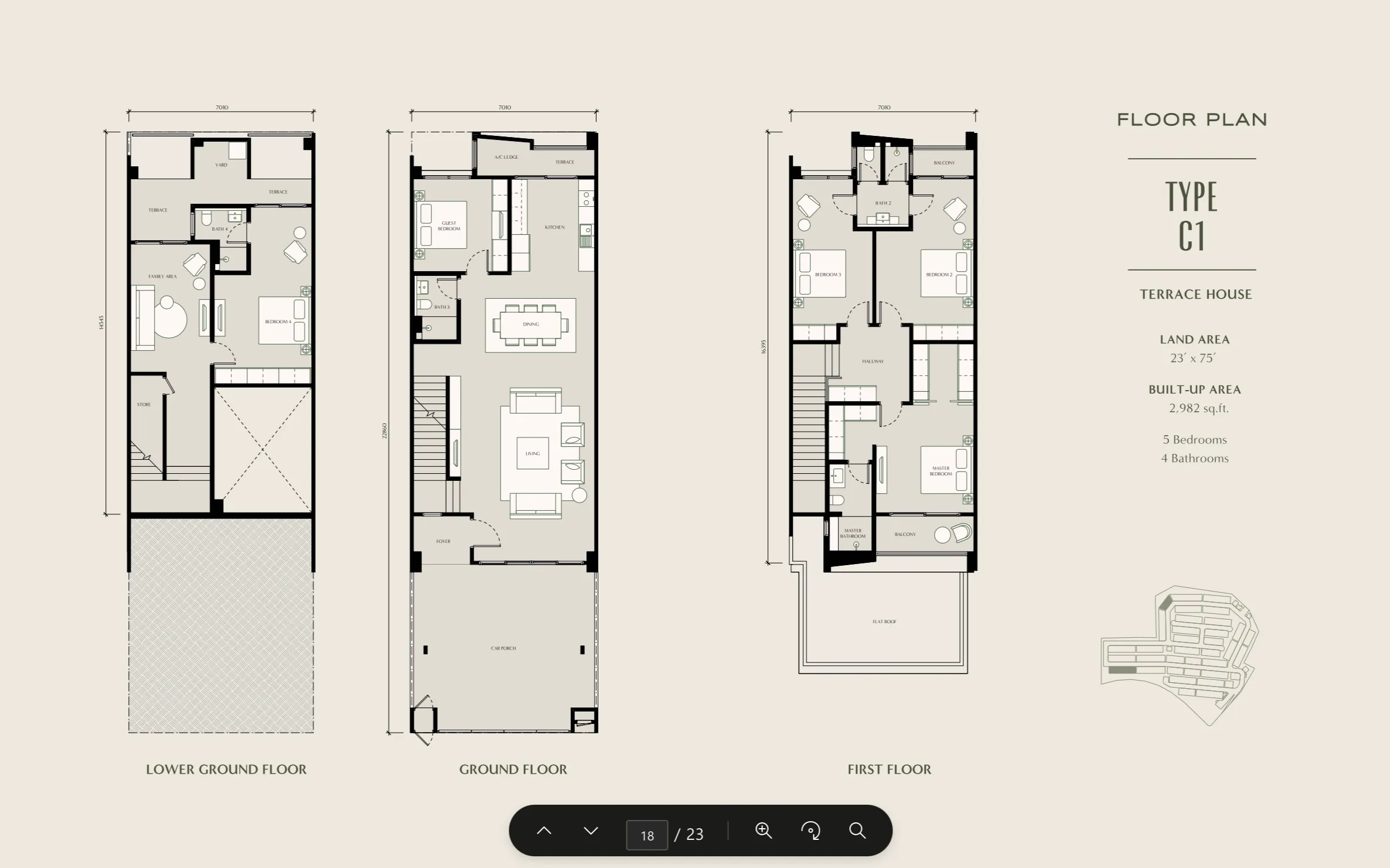 Seri Embun floor plan option 6 in Elmina