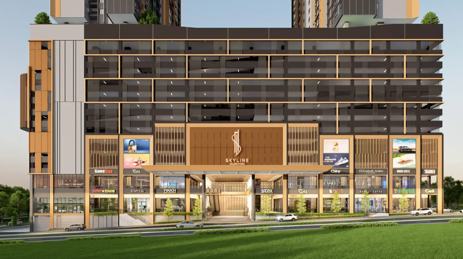 Skyline One Sentosa 新山无边泳池与躺椅日光平台
