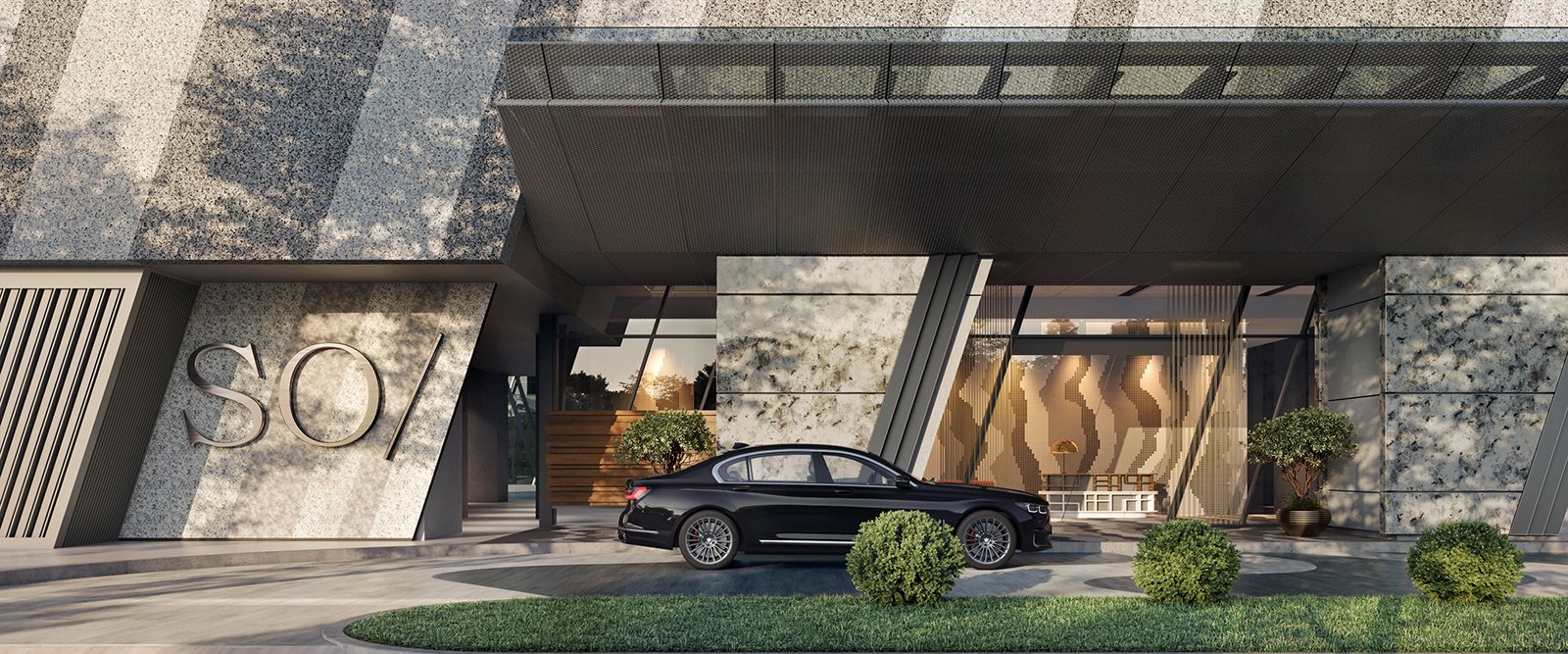 SO/ Kuala Lumpur Hotel and Residences Grand Porte-Cochere — Lewis Chong verified source photo