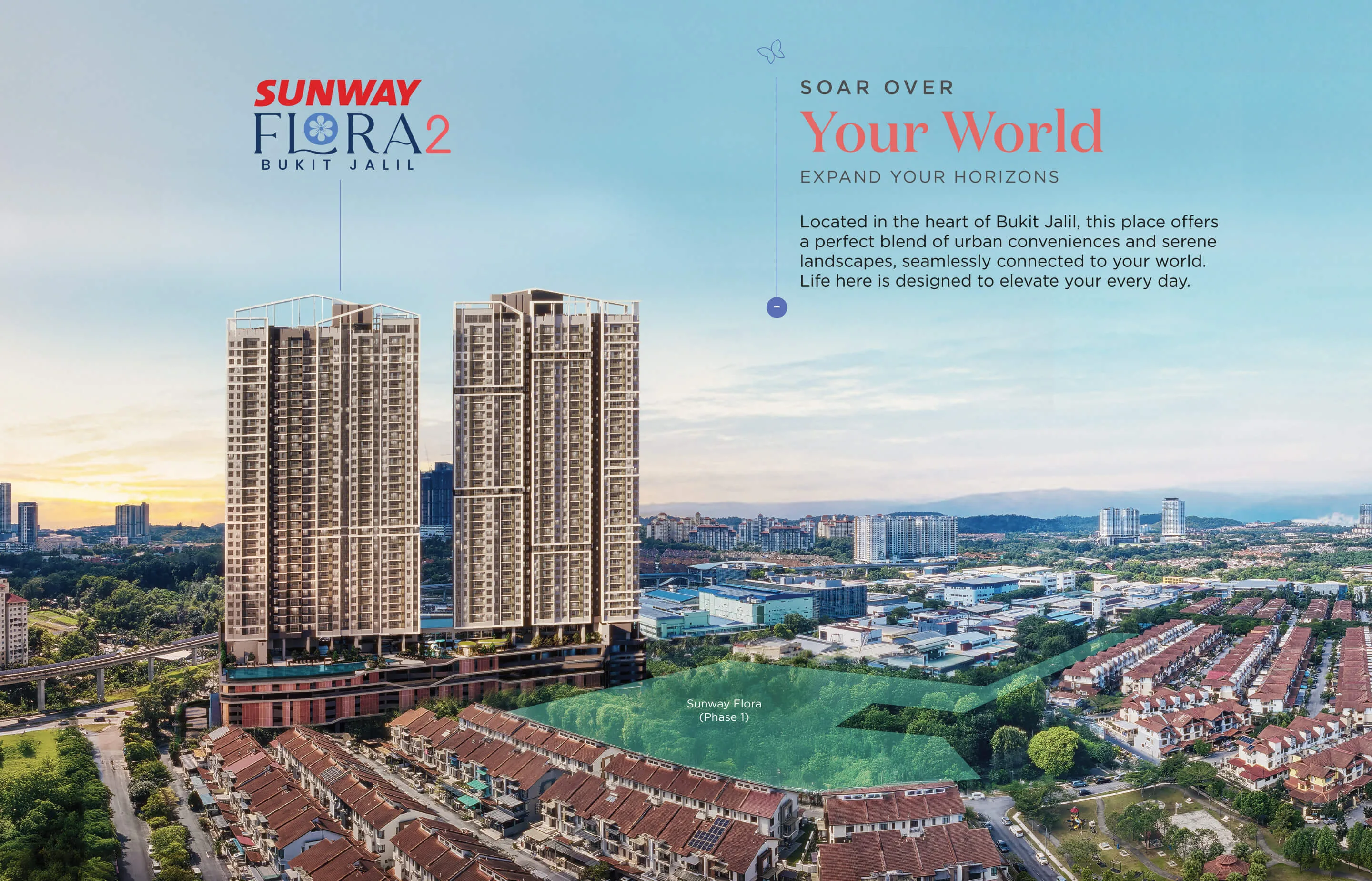 Sunway Flora Phase 2 serviced residence project in Bukit Jalil, Kuala Lumpur