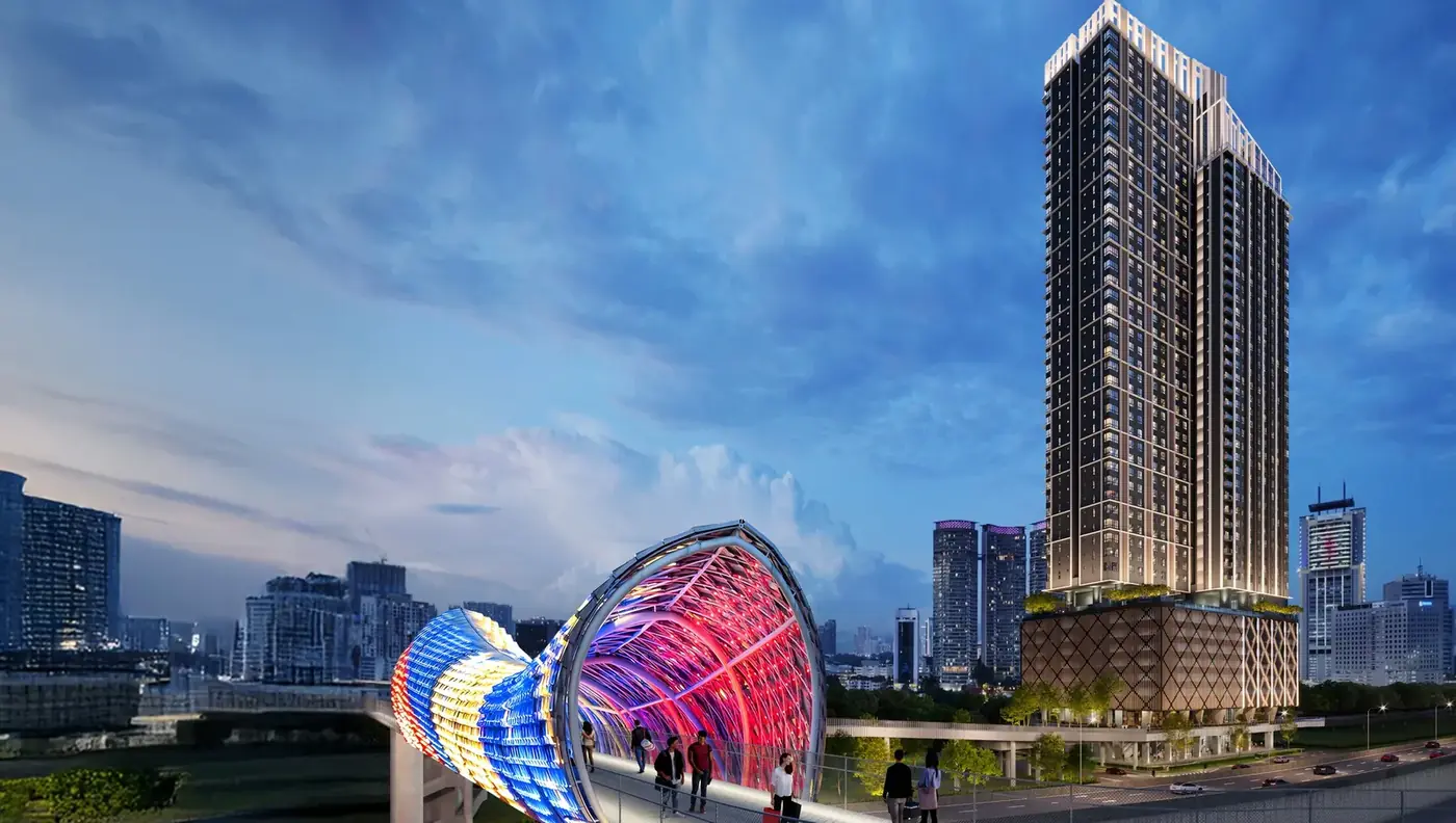 Sutera Suites @ KL City Gateway Facade Saloma in KLCC, Kuala Lumpur